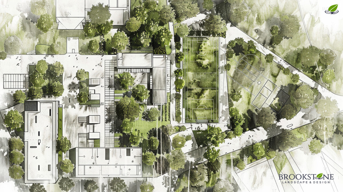 Commercial Landscape Design - Brookstone Landscape & Design