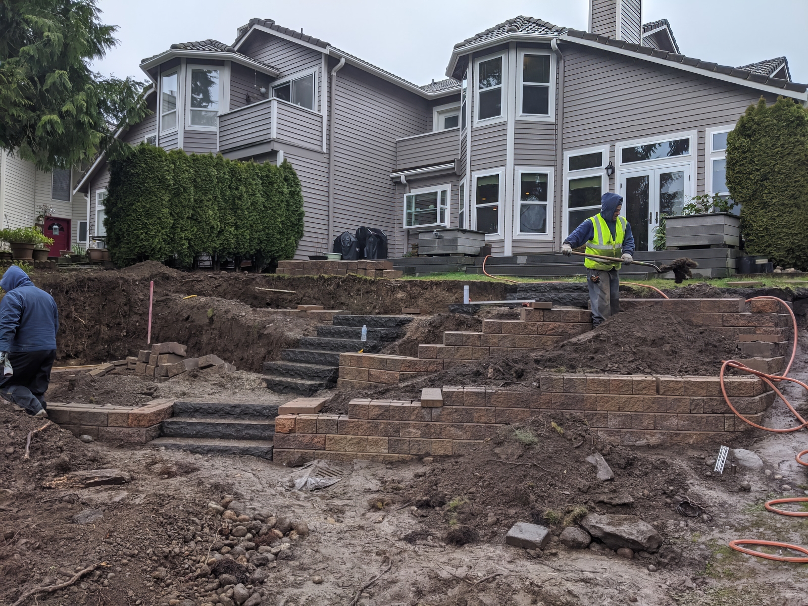 Landscape Construction - Brookstone Landscape & Design - Seattle Metroplex - King County, WA