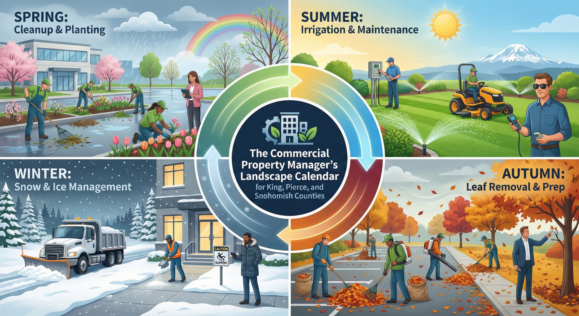 King County Landscape Calendar - Brookstone Landscape & Design - King County, WA